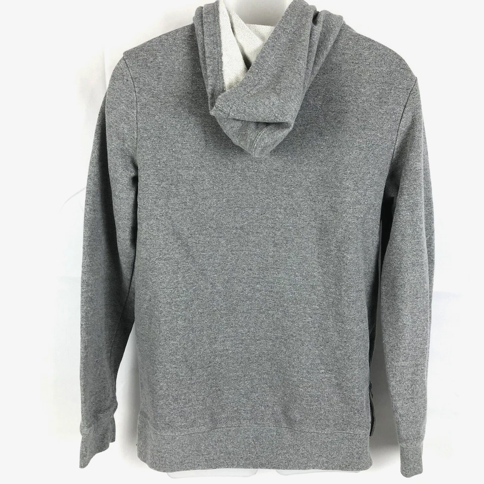 Sudadera PacSun Para Hombre M Gris Sudadera con Capucha con Cremalleras Laterales Puños Acanalados Foto 2 de 4