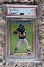 2001 Topps Collection  - Drew Brees -  True Rookie Card   PSA 9. rookie card picture