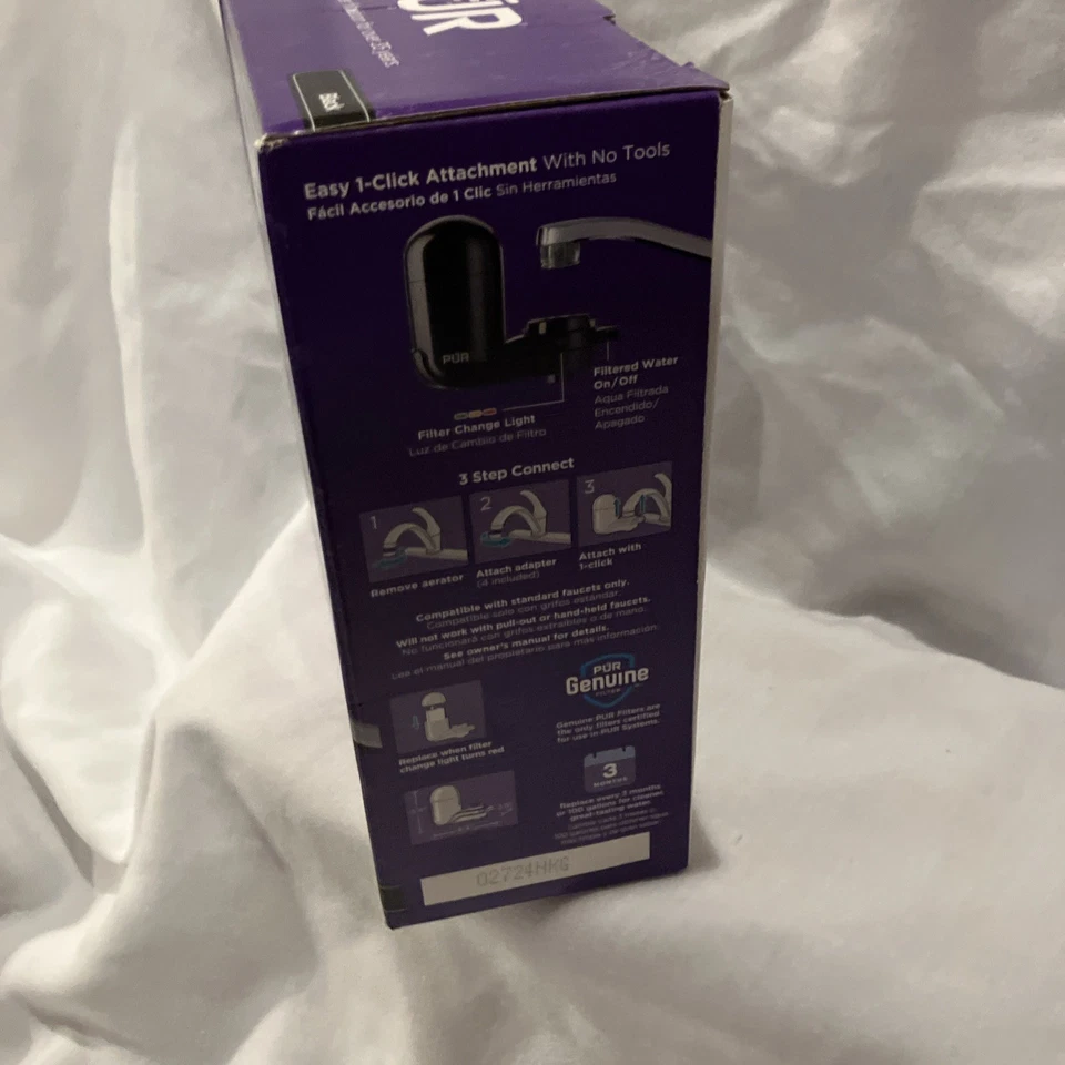 PUR FM3333B Black Faucet Filtration System Mount with Filter (New in Box/Unused) - Image 4 of 4