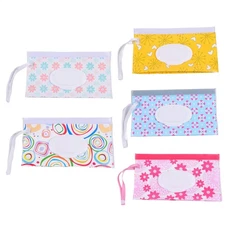 Waterproof Baby Wipe Holder Refillable Reusable Bohemian Style Wipes Container