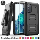 For Samsung Galaxy S20 FE 5G Shockproof Rugged Case Cover With Belt Clip Holster