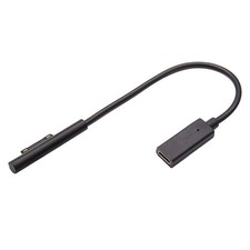 USB-C Female PD Charger Adapter Cable Cord For Microsoft Surface Pro 6/5/4/3/Go