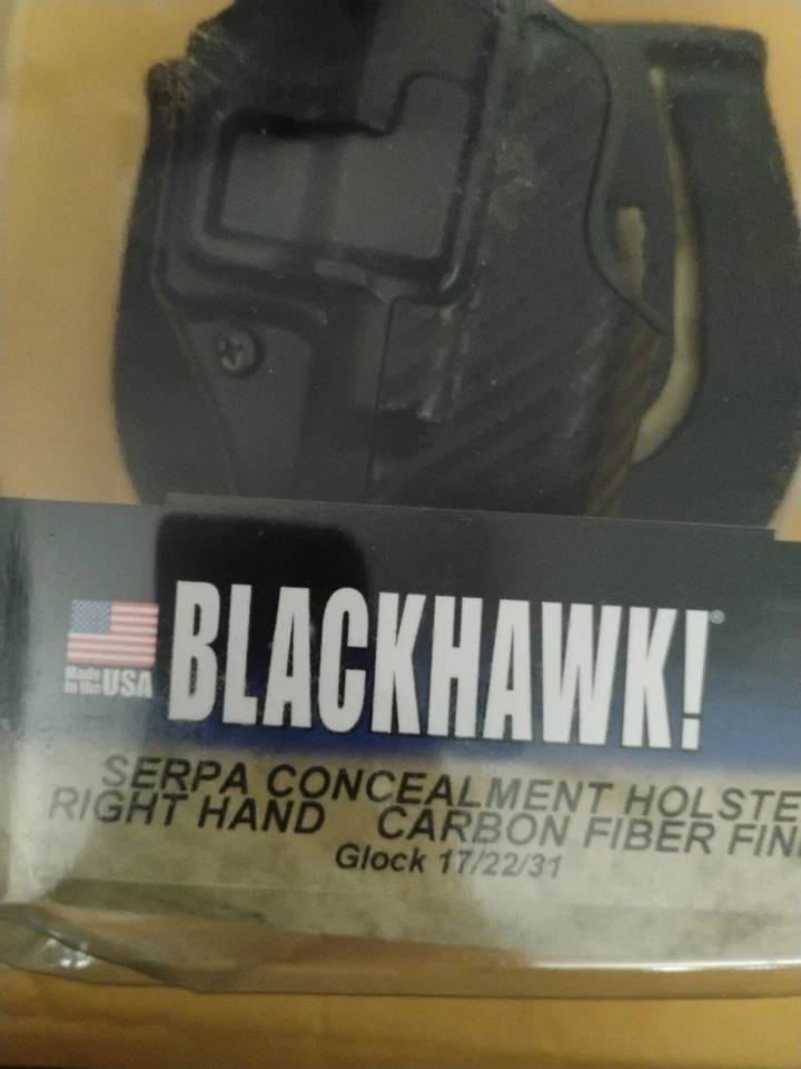 Blackhawk SERPA CQC Concealment Holster Right Hand Matte Glock 17/22/31 (7) - Image 2 of 4