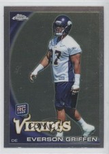 2010 Topps Chrome Everson Griffen #C134 0a1