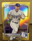 Jac Caglianone 2025 Bowman Chrome Gold Refractor 43/50 Prospect Card #BCP-103