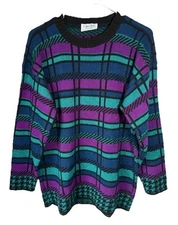Colter Bay International Retro Vintage Sweater Knit Women’s Size XL Grandma Core