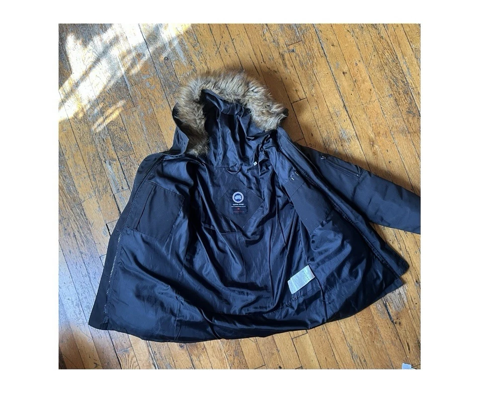Chaqueta Abrigo Parka Monetbello Mujer Canada Goose Negro Talla S Foto 4 de 4