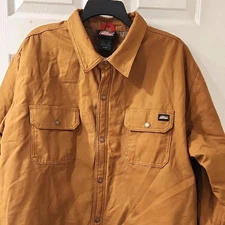 Dickies Men's Brown Blanket Lined Chore Barn Field Work Jacket Size 3XL