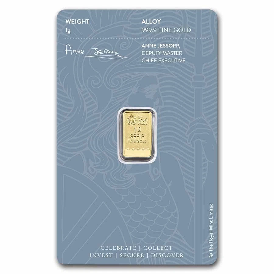 1 gram Gold Bar - The Royal Mint Britannia - Image 2 of 4