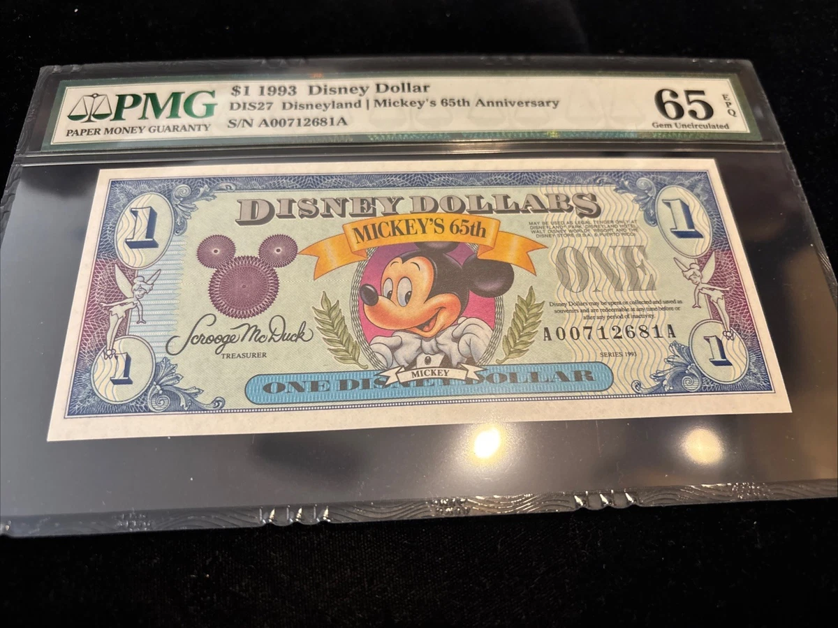 1993 Disney Dollar for sale | eBay