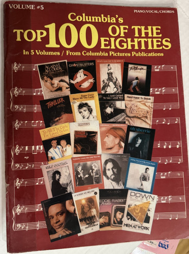 Columbia's Top 100 of the Eighties Vol 5 Piano Vocal Chords 80s Songbook
