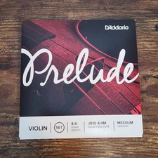 DAddario Prelude Violin Strings Set J810 4/4 M Medium 