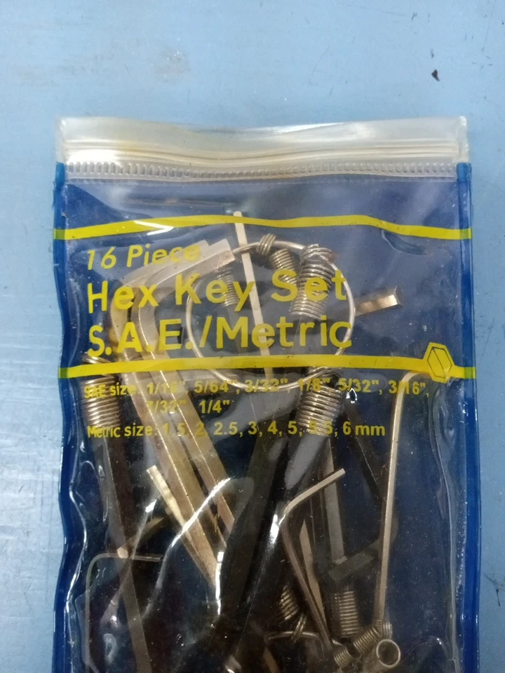 16 Piece Hex Key Set (LL) - Image 2 of 4