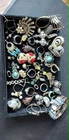 Lot of repair vintage costume jewelry, rings, pins, bracelet, earrings