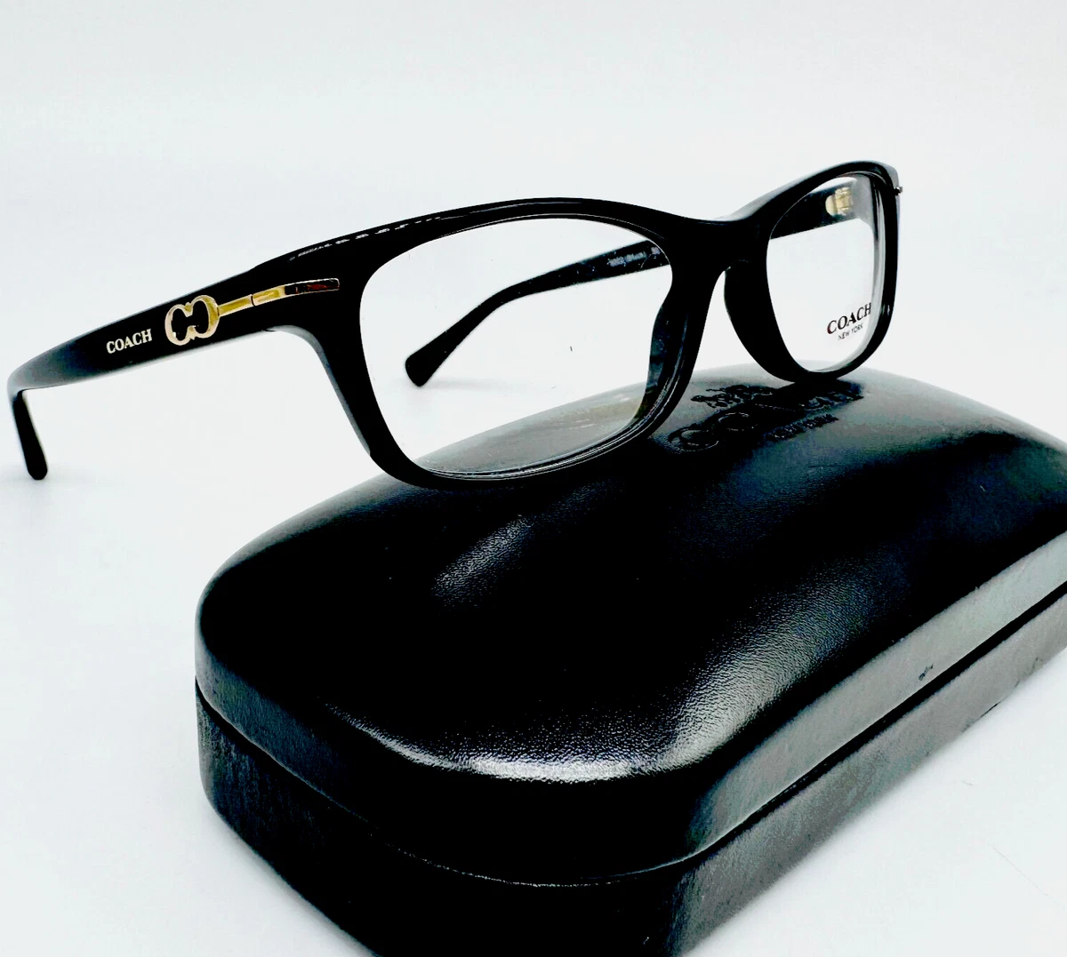 Coach Black Women\'s Optical Glasses with Logo Case HC6242U main image 3