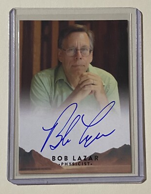 Bob Lazar autographed signed Area 51 Official card /51 copies - S4 aliens  UFO | eBay UK