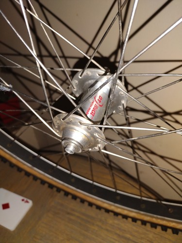 SUNRIMS BiG MAMMOTH  26" BICYCLE   DT/hugi hubs DISC BRAKE WHEEL SET 135 MM - Picture 10 of 11