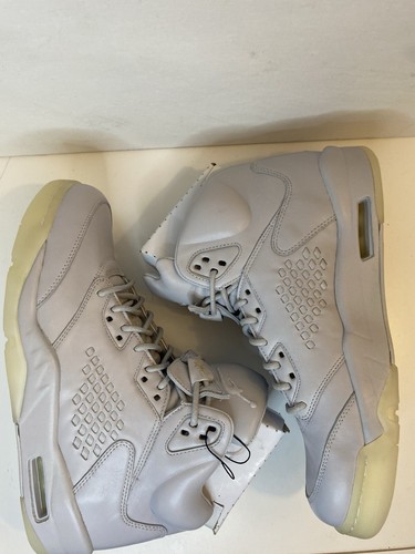 Nike Air Jordan 5 Retro Premium Pure Platinum shoes men size 10.5 881432 003 - Picture 8 of 9