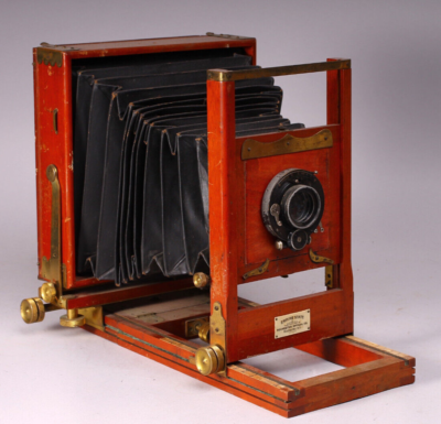 ROCHESTER OPTICAL EMPIRE STATE 5X7 IN. FIELD CAMERA W GOERTZ DAGOR