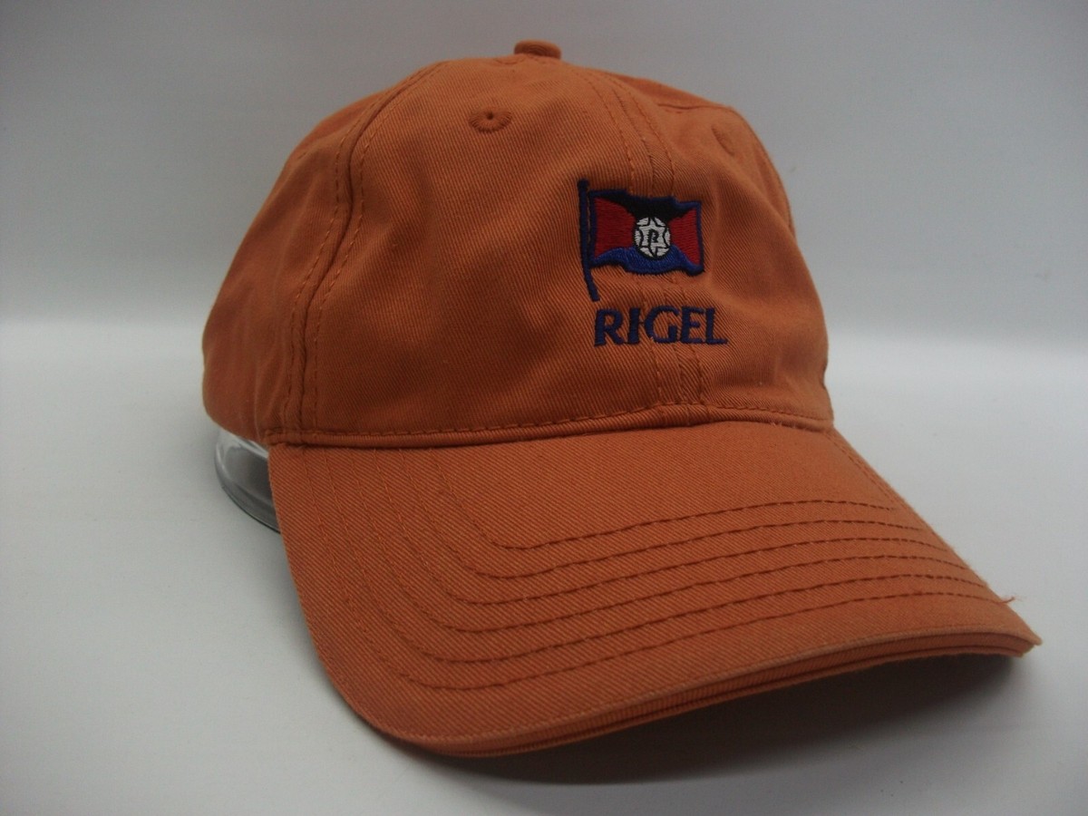 Rigel Hat Orange Strapback Baseball Cap | eBay
