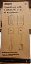 Front Door Lock Set with Handle HEANTLE Fingerprint Keyless Entry Smart Deadbolt