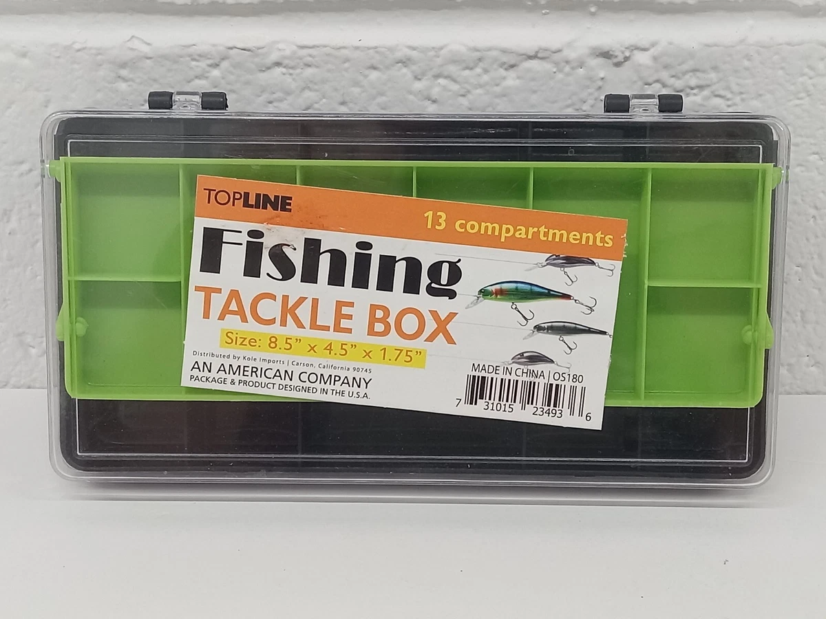 TopLine Fishing Tackle Box (13 Compartments) #280