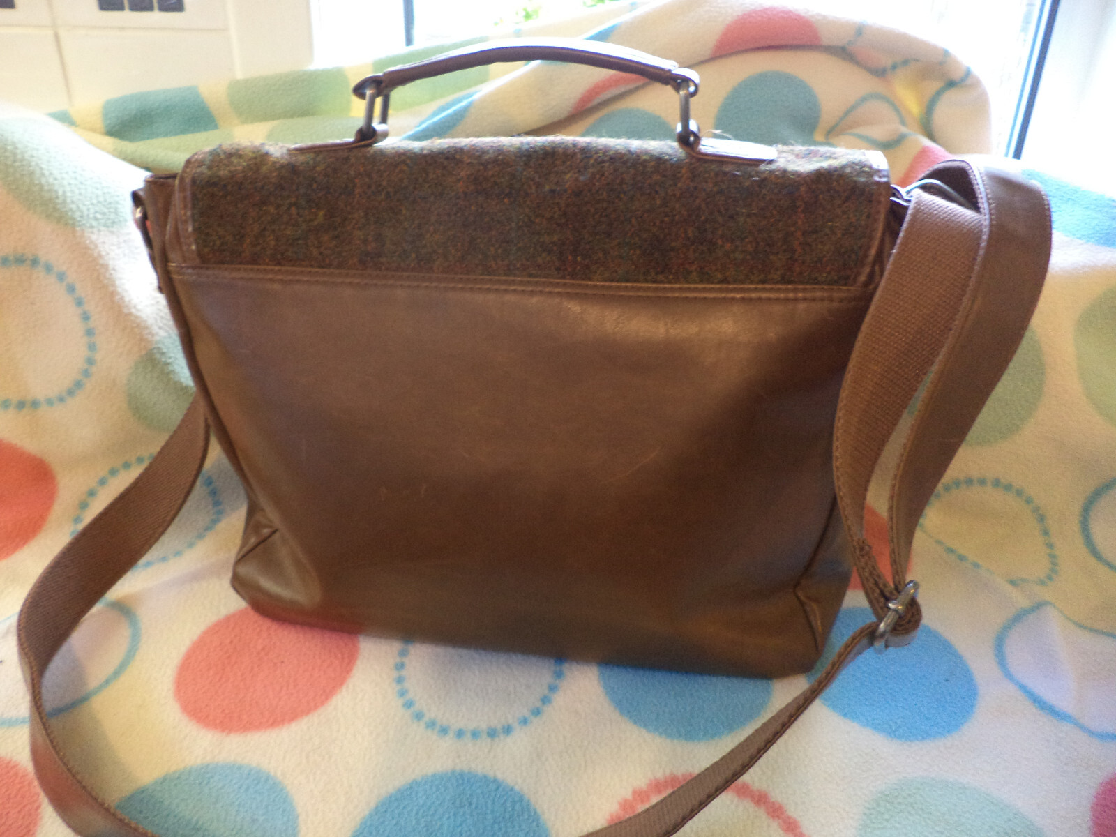 British bag company Harris Tweed Messenger Bag Woven In Scotland eBay