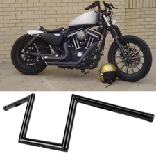 8" Rise 1" Handlebars Z-Bars For Harley Sportster XL883 1200 Custom Softail Dyna