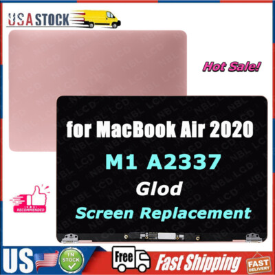 New for MacBook Air 13'' A2337 2020 LCD Screen Display Assembly Silver/Gray/Gold