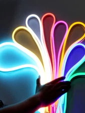 Custom 12V Flexible Waterproof Neon Lights Silicone Tube LED Strip 5m Lamp Bar