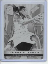 2013-14 Spectra KENNETH FARIED 1/1 plate Denver Nuggets black #37