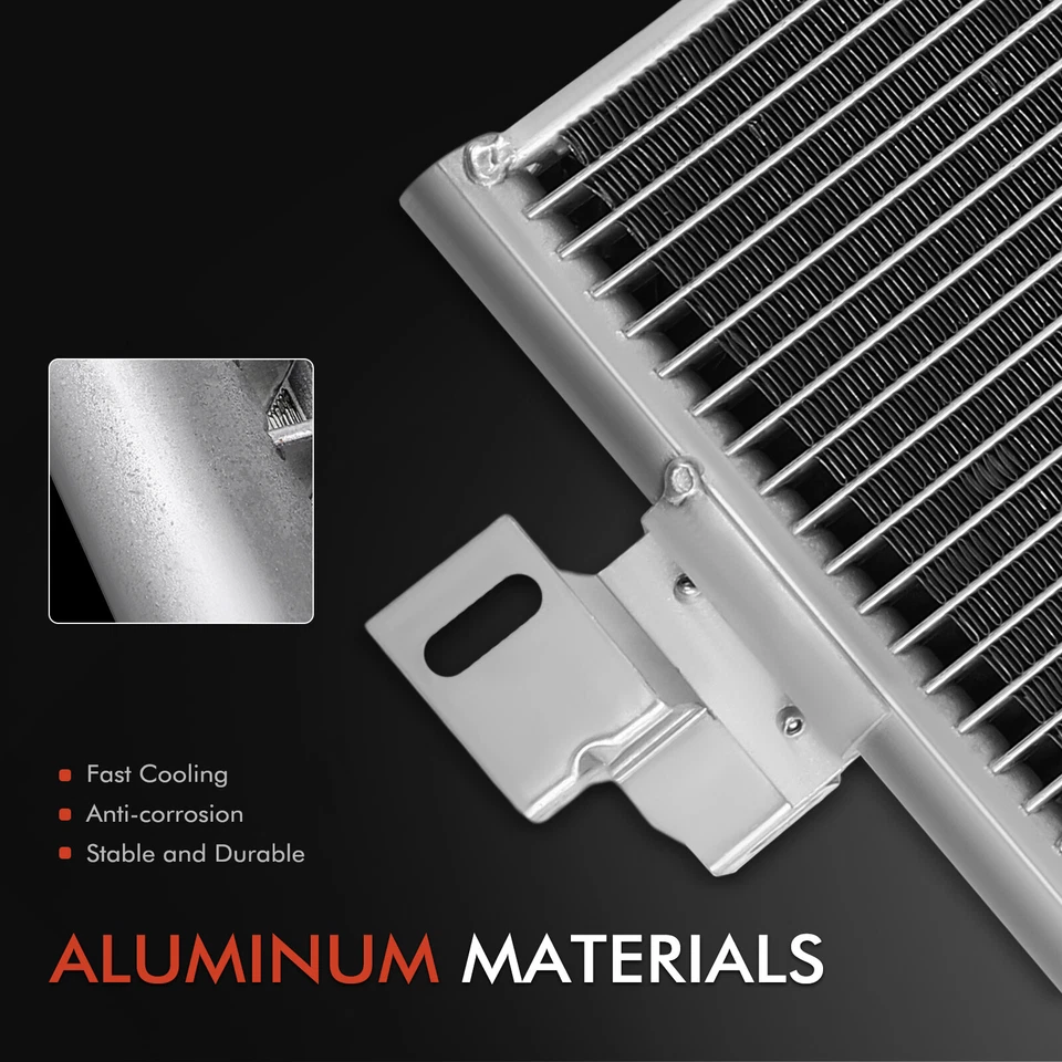 Condensador de aire acondicionado con soporte para Buick LeSabre Pontiac Bonneville 2000-2005 3,8 L Foto 2 de 4