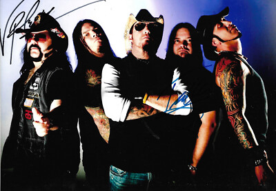Hellyeah ''Vinnie Paul-Pantera'' autographs signed 20x30 cm picture