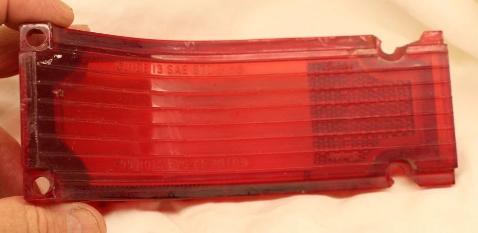 OEM 1966 Chevrolet Chevelle Tail Stop Directional Light Lens 5957812 Guide 13 - Image 2 of 4