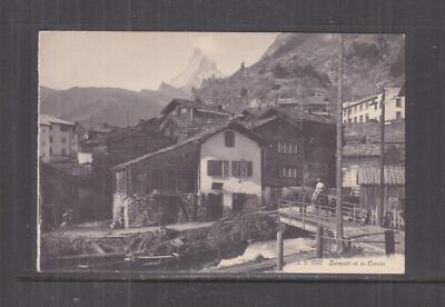 SWITZERLAND, ZERMATT ET LE CERVIN, c1920 ppc., unused.