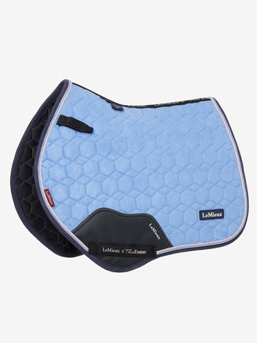 LeMieux x ThisEsme Junior Pro Saddle Pad Corn Blue Equestrian Riding Breathable - 第 1/3 張圖片