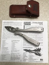 SCHRADE ST1 Multi-Tool & Leather Sheath 