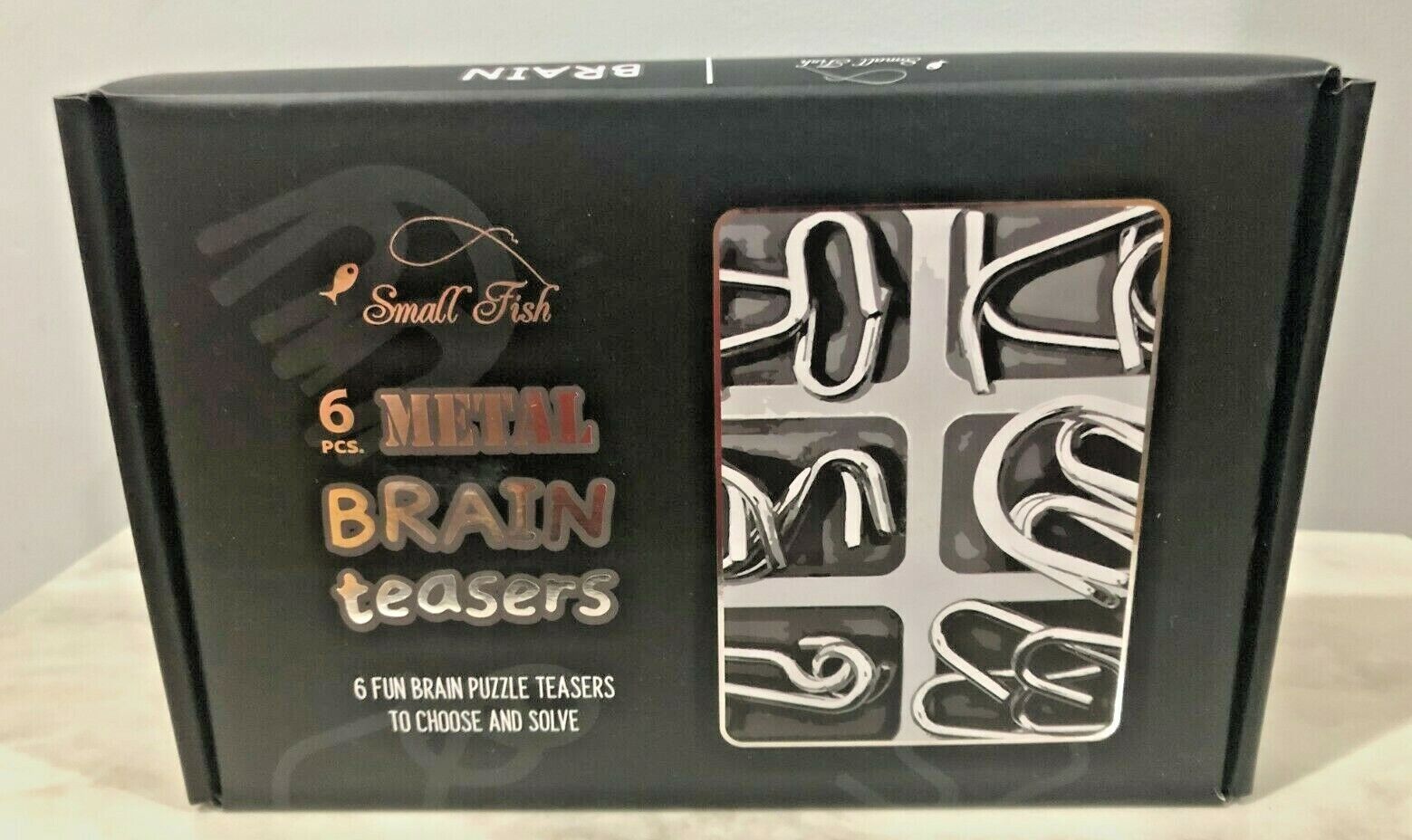 Brain Teasers Game by 最大58％オフ 毎日がバーゲンセール Metal Small Fish