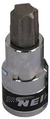 T60 Torx Steckschlüssel Stern Bit 1/2'' Antrieb 1 Stück einzeln Chrom Vanadium Stahl T60 Neu