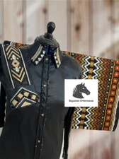 Western Showmanship Horsemanship Pleasure Show Shirt and Matching Show pad 34x40