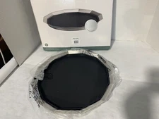 Non-Slip Removable Insert Serving Tray, 12 Panel, Stackable, Medium, Brushed