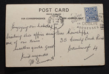 'DISTRICT NUMBERS', Baile Atha Cliath (Dublin) Ireland 1964 Slogan postmark on a