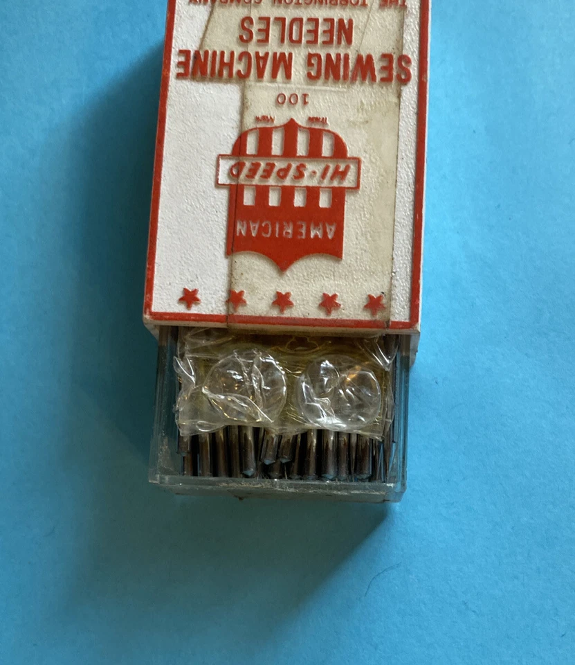 *NUEVO* AGUJAS DE COSER VINTAGE-149X7-# 18-AMERICANAS-ALTA VELOCIDAD-(1OO)-ENVÍO GRATUITO* Foto 3 de 3
