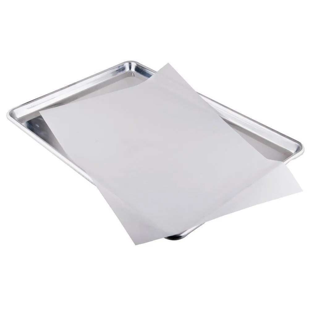 Bleached White Parchment Paper Baking Sheets Pan Liner 12x16 200 Pack