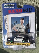 Greenlight Chase Greenie Reno 911! 1998 Ford Crown Victoria Interceptor Jim...