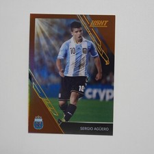 Fansmall 2022 Argentina Soccer Card No. 52 Sergio Aguero Orange /499
