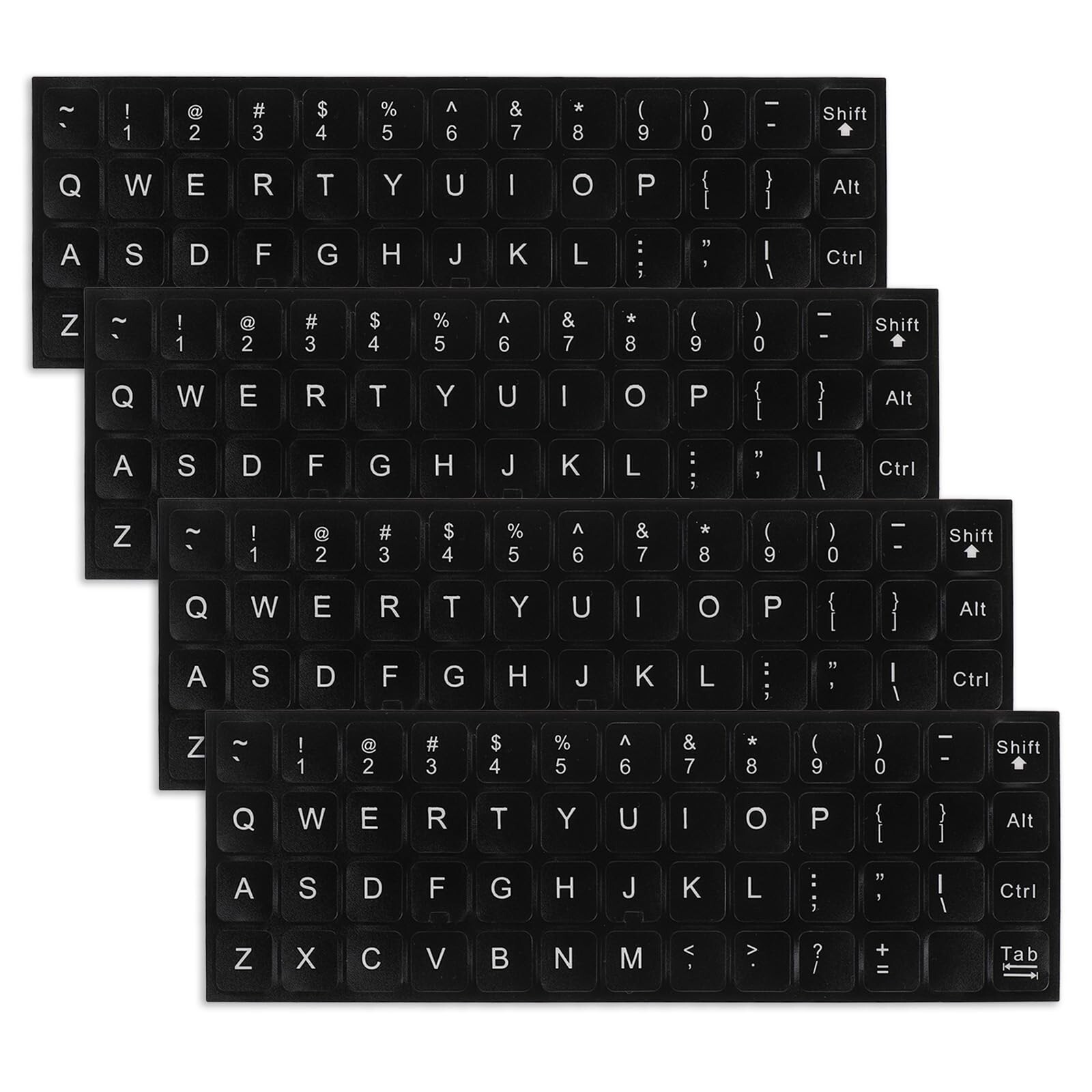 S, 4 Pcs Universal Laptop Keyboard Stickers Keyboard ...