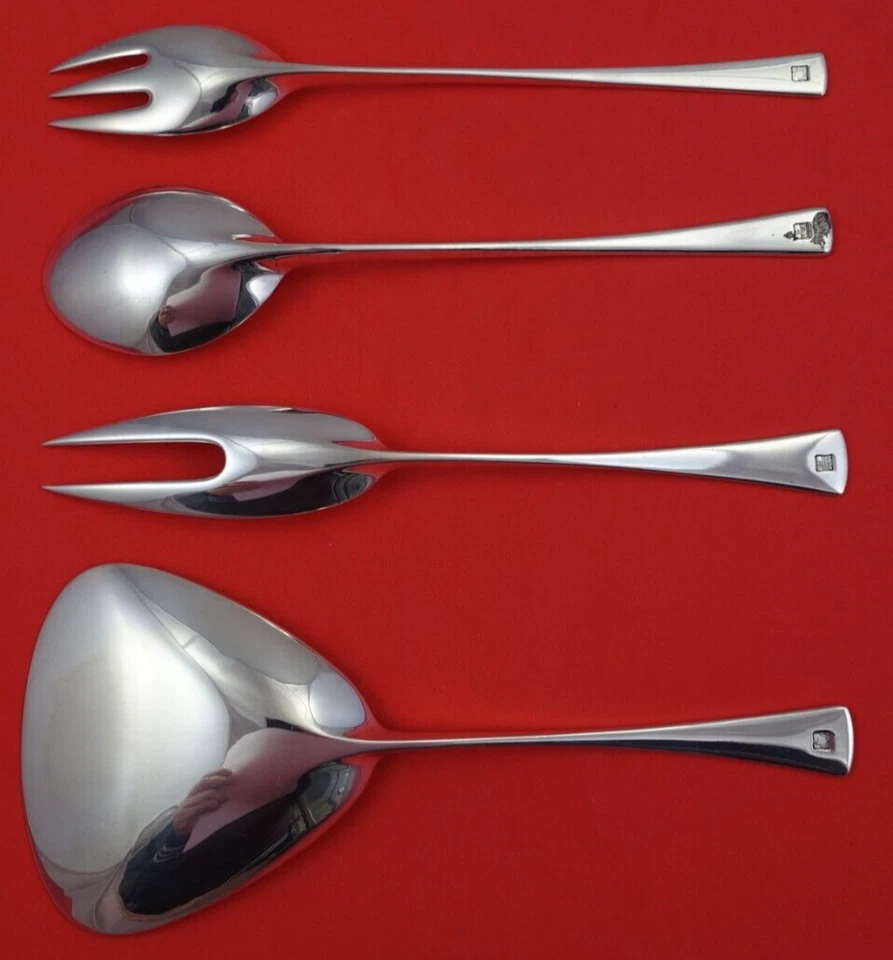 4 piezas de cubiertos vintage de plata de ley en Tjorn de Dansk Foto 2 de 4