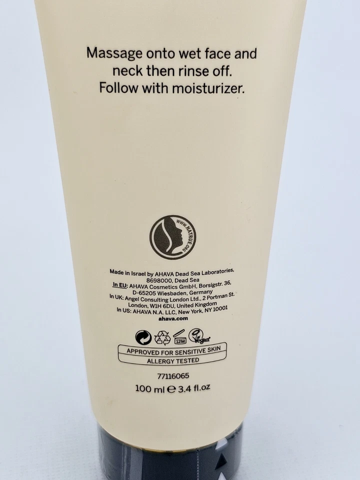 Gel Limpiador Revitalizante Ahava Hidratante Rostro Cuello 3.4 OZ Foto 4 de 4