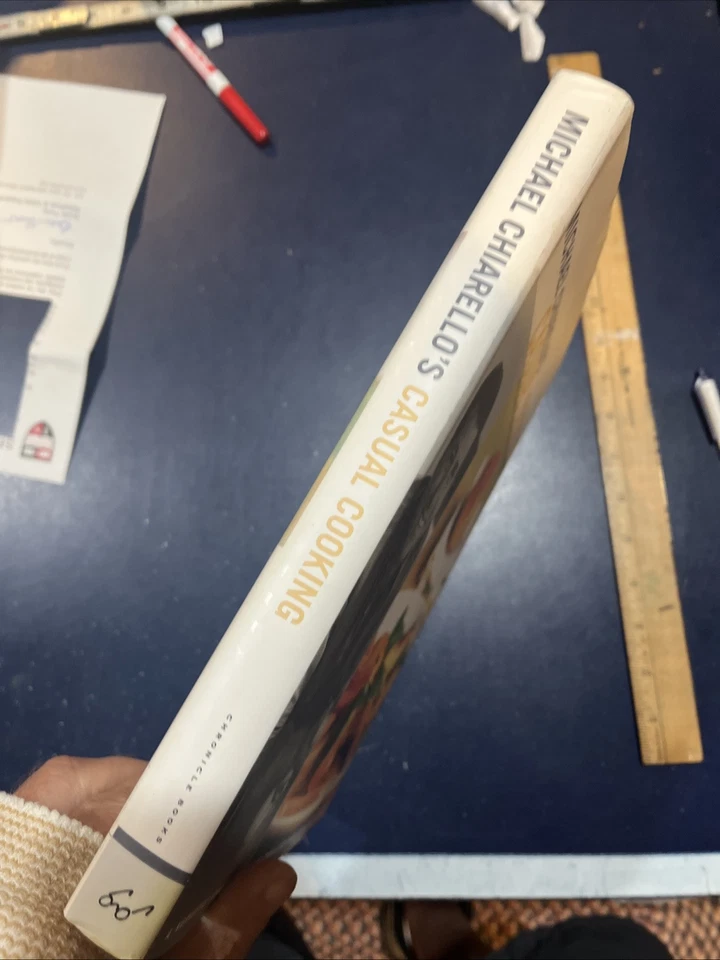 Michael Chiarello's Casual Cooking SIGNED 2002 1st Edition HCDJ- Food Network - Image 2 of 4